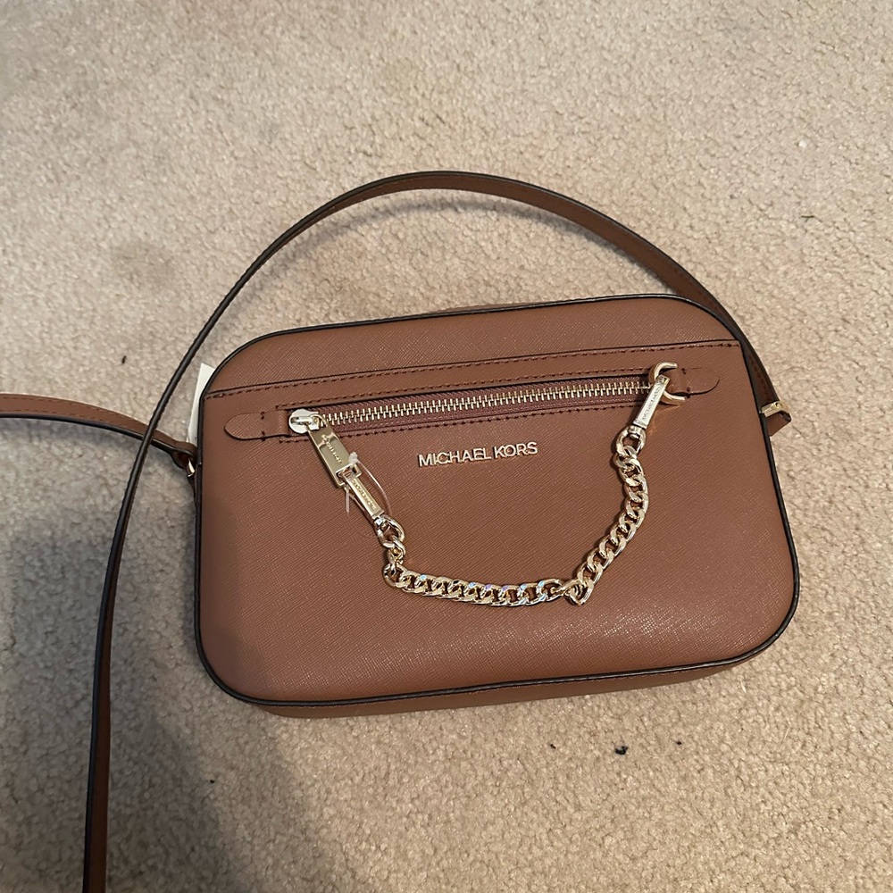 Brown michael kors crossbody